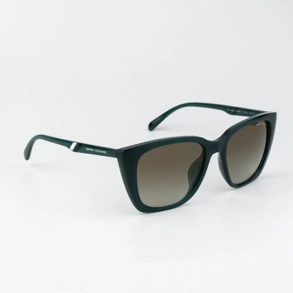 Armani Exchange Women Sunglasses Opaline Green Cat Eye AX4116SU 82428E BRAND NEW